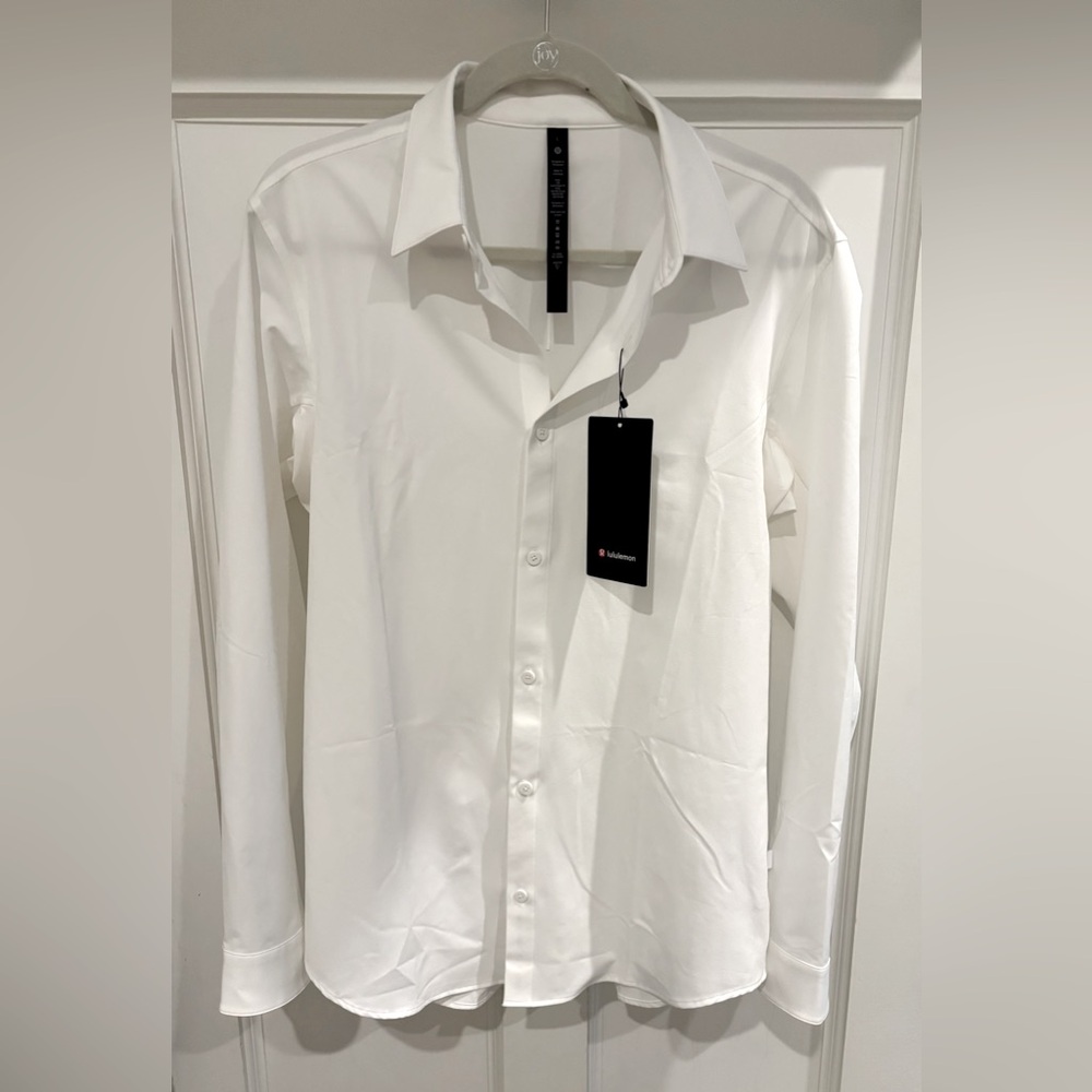 Lululemon Athletica Classic White Dress Shirt New Venture